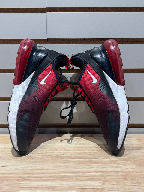 Nike Air Max 270 Gym Red Black White (GS) Sz 5.5Y