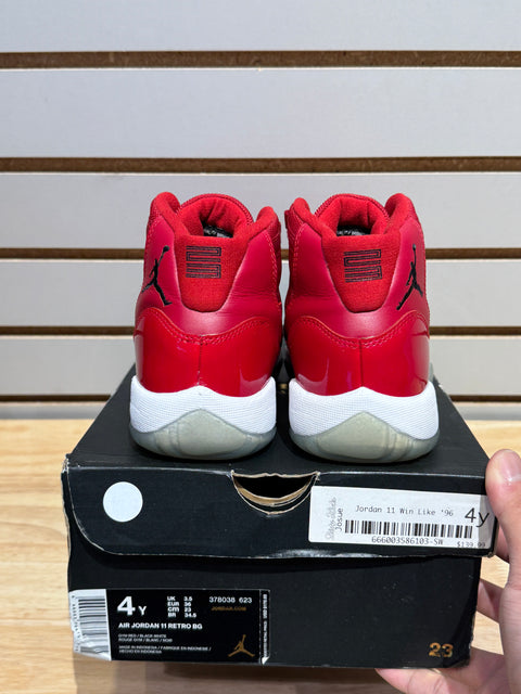 Jordan 11 Retro Win Like 96 (GS) Sz 4Y
