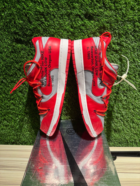 Nike Dunk Low Off-White University Red Sz 12.5M