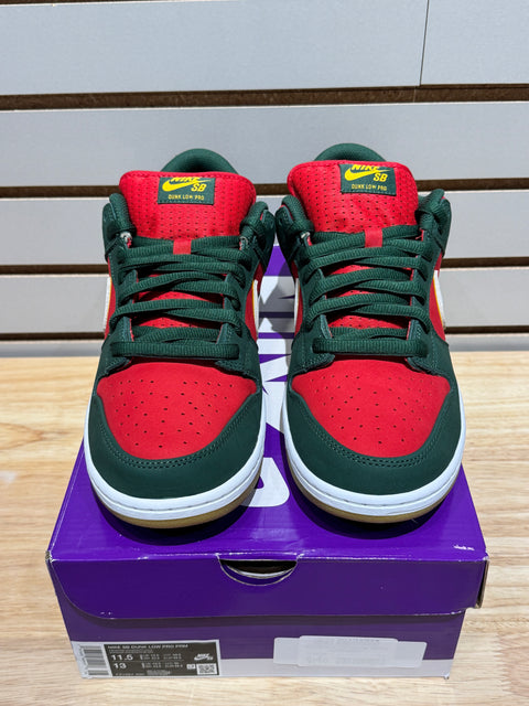 Nike SB Dunk Low Pro PRM Seattle Supersonics Sz 11.5M