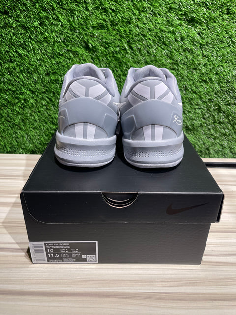 Nike Kobe 8 Protro Wolf Grey Sz 10