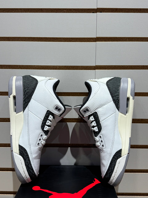 Jordan 3 Retro Cement Grey (GS) Sz 7Y
