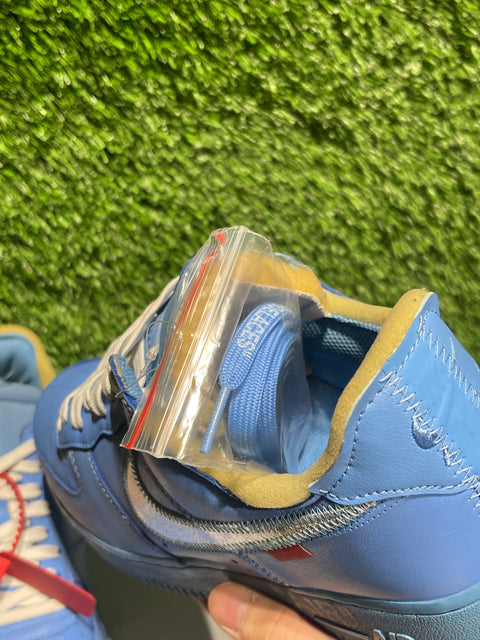 Nike Air Force 1 Low Off-White MCA University Blue Sz 9