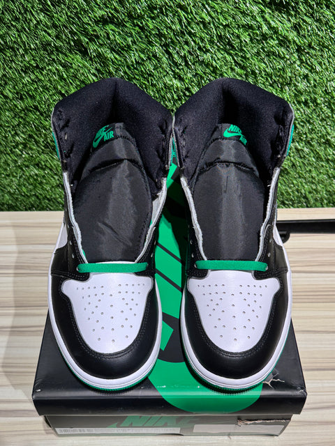 Jordan 1 Retro High OG Lucky Green Sz 9.5M