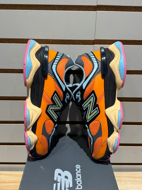 New Balance 9060 Off White Olive Sz 6.5M