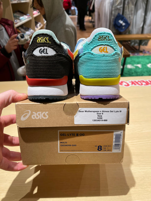 DS Sean Wotherspoon x Atmos ASICS Gel Lyte 3 Sz 8