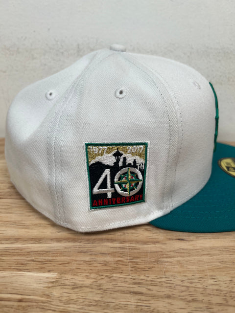 Seattle Mariners 7 5/8th 40th Anniversary