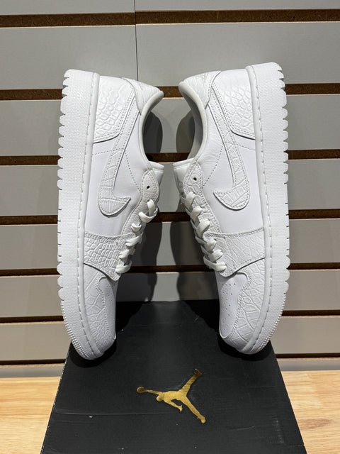 Jordan 1 Retro Low Golf White Croc Sz 12