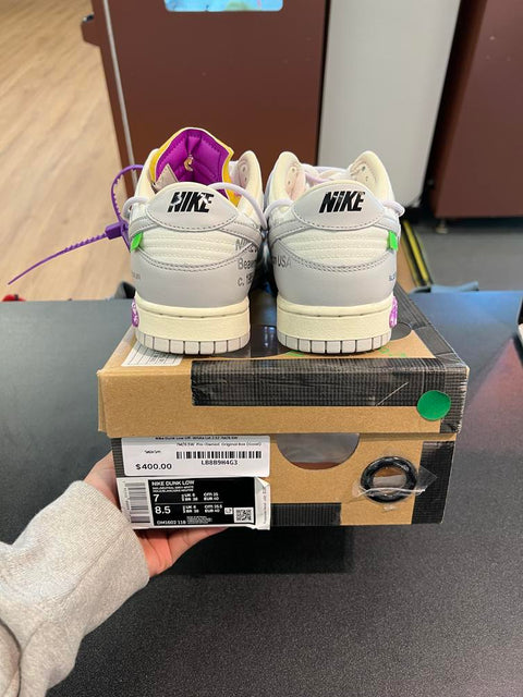 Nike Dunk Low Off-White Lot 3 SZ 7M/8.5W