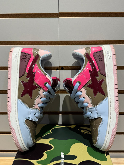 A Bathing Ape Sk8 Sta Bold #2 Blue Sz 8.5M