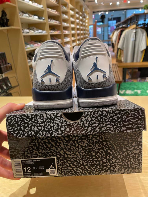 Jordan 3 Retro Midnight Navy Sz 12