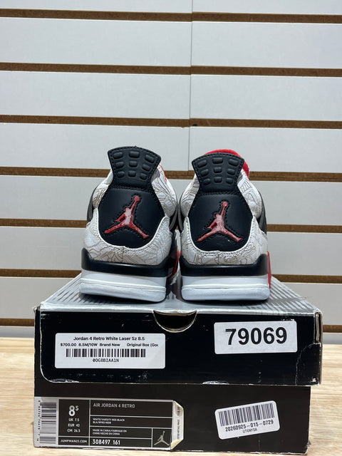 Jordan 4 Retro White Laser Sz 8.5