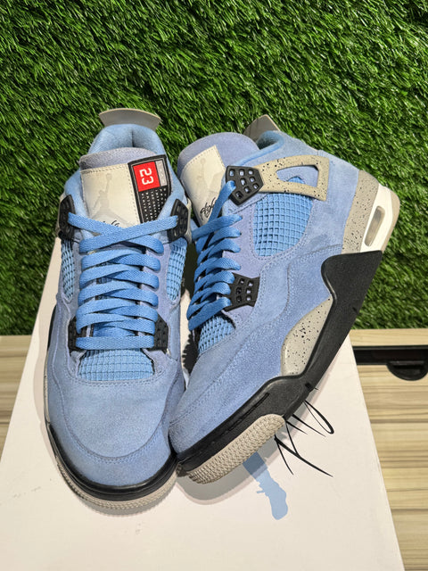 Jordan 4 Retro University Blue Sz 10