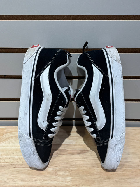 Vans Knu Skool Black White Sz 10.5