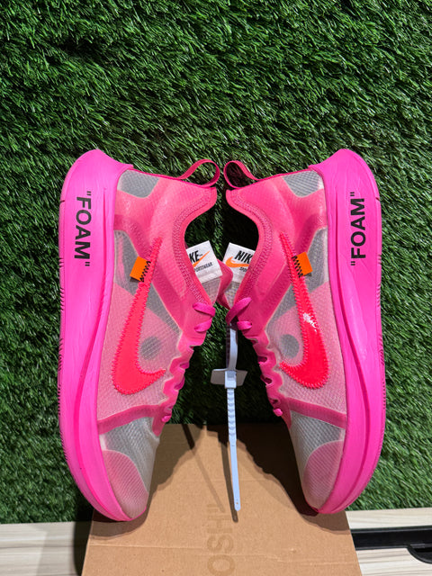 Nike Zoom Fly Off-White Pink Sz 9M