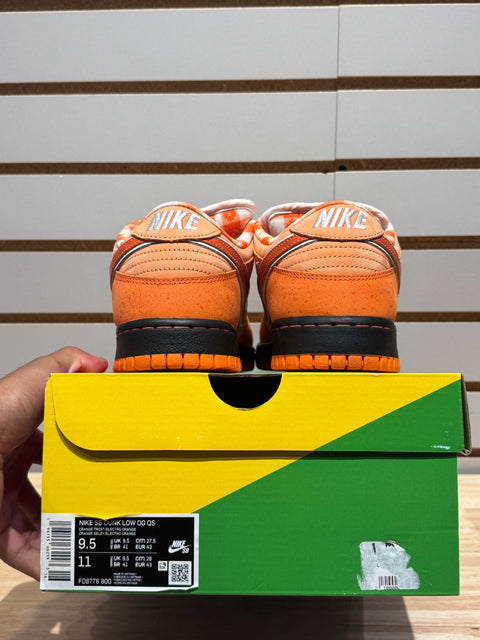 Nike SB Dunk Low Concepts Orange Lobster Sz 9.5