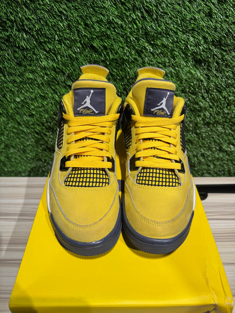 Jordan 4 Retro Lightning (2021) (GS) Sz 7Y
