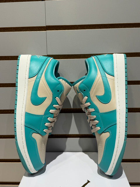 Jordan 1 Low Tropical Teal (Women's) Sz 10