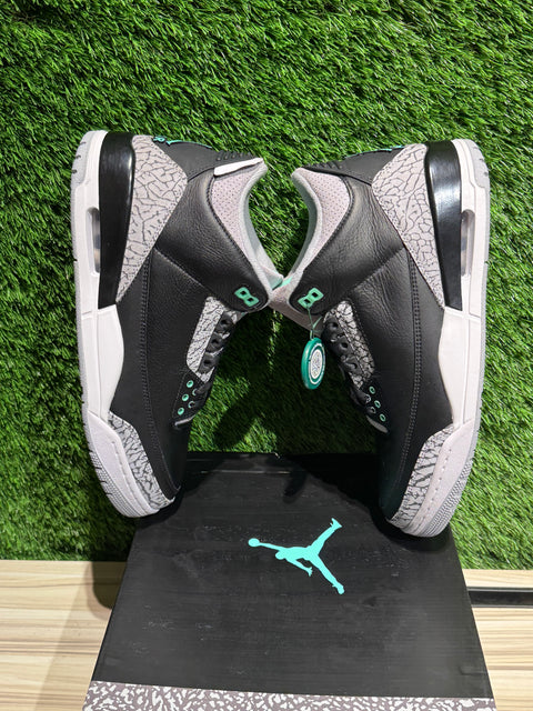 Jordan 3 Retro Green Glow Sz 10.5M