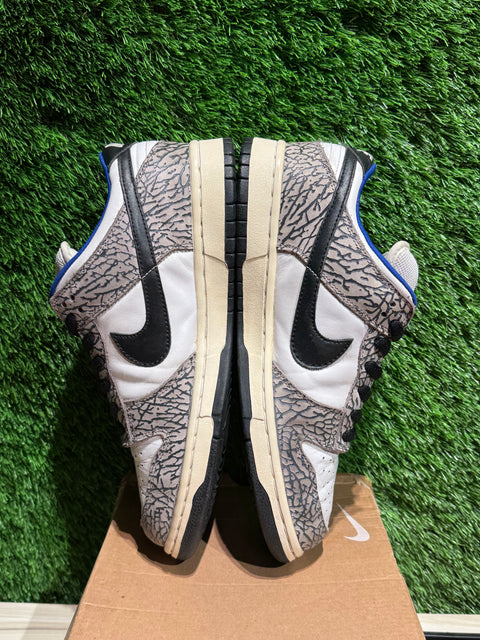 Nike SB Dunk Low Supreme White Cement (2002) Sz 10M.