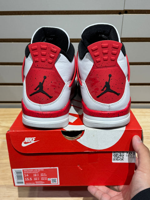 Jordan 4 Retro Red Cement Sz 13