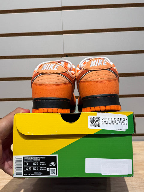 Nike SB Dunk Low Concepts Orange Lobster Sz 13