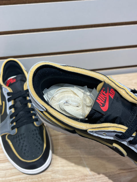 Jordan 1 Low OG EX Black Smoke Grey Sz 10.5
