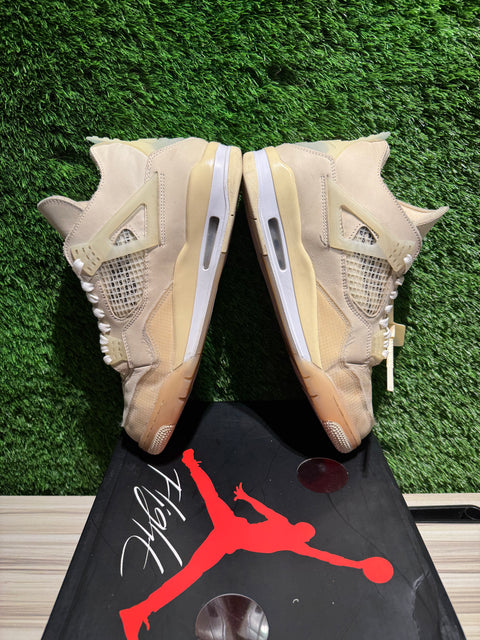 Jordan 4 Retro Off-White Sail (Women's) Sz 13W/11.5M,,..