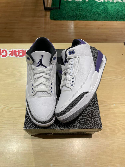 Jordan 3 Retro Dark Iris Sz 9