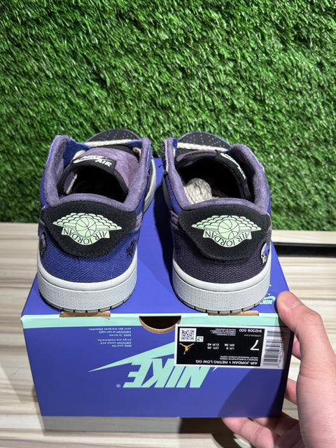 Jordan 1 Retro Low OG Zion Williamson Voodoo Alternate Sz 7M