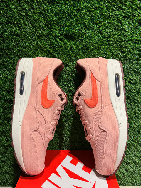Nike Air Max 1 PRM Corduroy Coral Stardust Sz 10.5