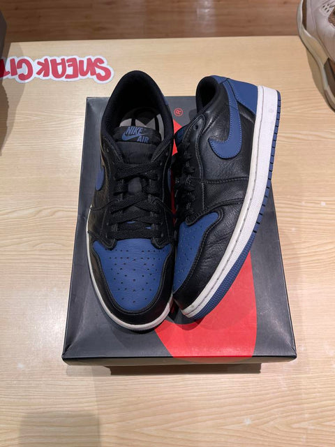 Jordan 1 Retro Low OG Mystic Navy Sz 11