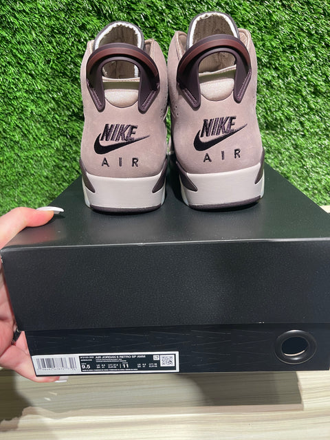 Jordan 6 Retro A Ma Maniére Smokey Mauve Sz 9.5M