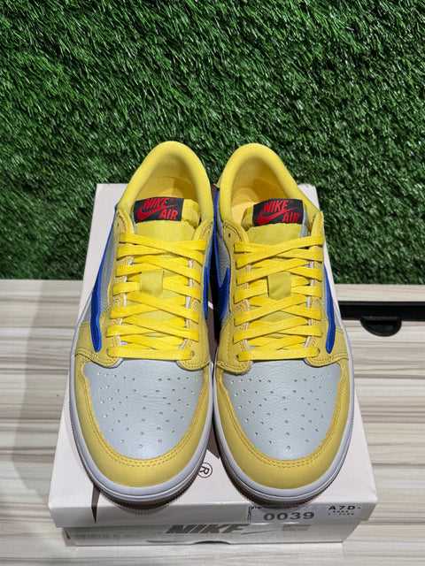 Jordan 1 Retro Low OG SP Travis Scott Canary (Women's) Sz 7M/8.5W