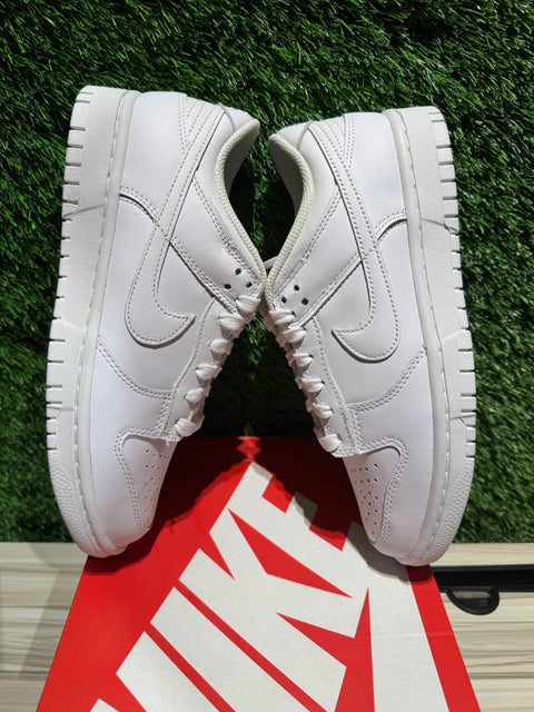 Nike Dunk Low Triple White (2021) (Women's) Sz 6M