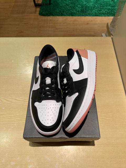 Jordan 1 Retro Low Golf Rust Pink Sz 9