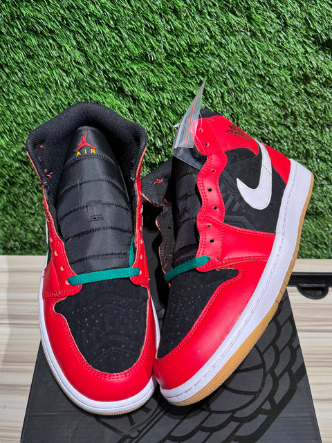 Jordan 1 Mid SE Christmas Sz 10M