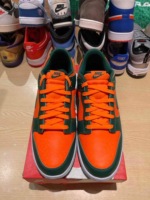 Nike Dunk Low Retro Miami Hurricanes Sz 14M