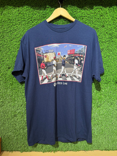 Vintage The Red Line Boston Red Sox Tee Sz L