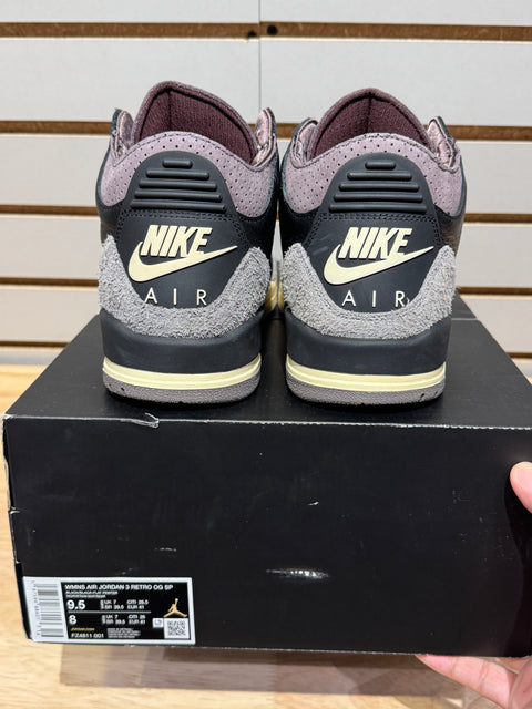 Jordan 3 Retro OG SP A Ma Maniére While You Were Sleeping (Women's) Sz 8M/9.5W