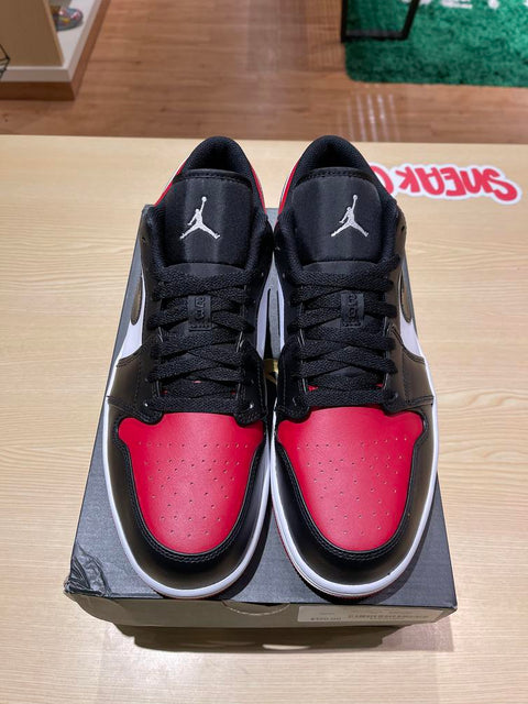 Jordan 1 Low Bred Toe S 13