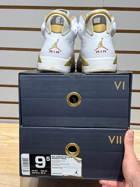 Jordan Golden Moments Pack (6/7) Sz 9.5