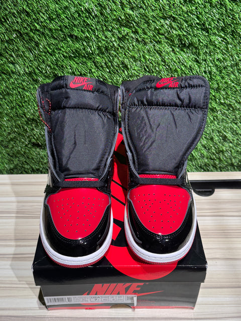 Jordan 1 Retro High OG Patent Bred (GS) Sz 7Y