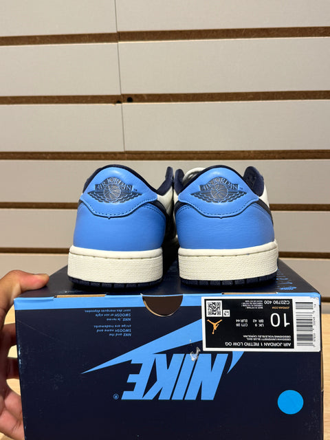 Jordan 1 Low OG Obsidian UNC Sz 10
