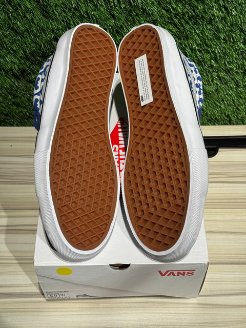 Vans Skate Grosso Mid Supreme Monogram S Logo Royal Sz 9M