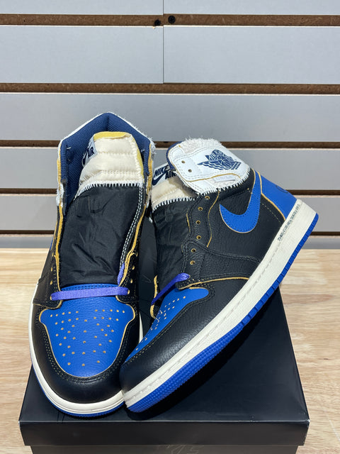 Jordan 1 Retro High OG SP Fragment x Union LA Sport Royal Sz 8.5