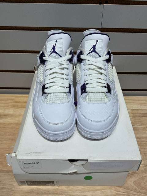 Jordan 4 Retro Metallic Purple Sz 10M