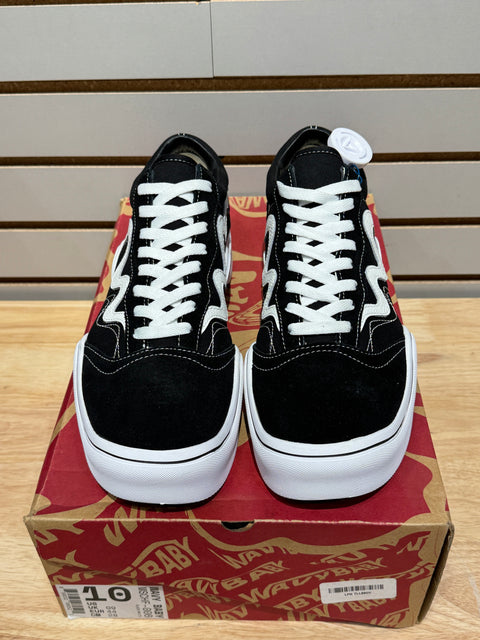 MSCHF Wavy Baby Black White Sz 10