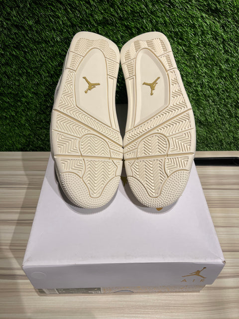 Jordan 4 Retro Metallic Gold (Women's) Sz 10W/8.5M