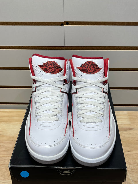 Jordan 2 Retro White Red (2014) Sz 11